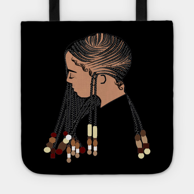 Natural Hair T Shirt Cornrow Braids And Beads 2 Natural Hair