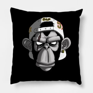 bad monkeyboy Pillow