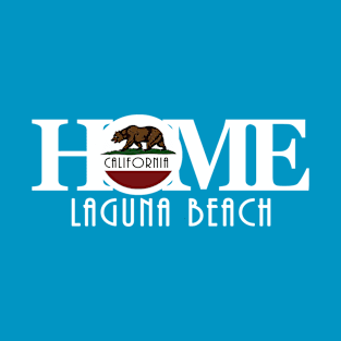 HOME Laguna Beach (white text) T-Shirt