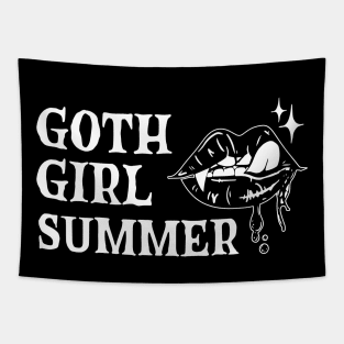 Goth Girl Summer Tapestry