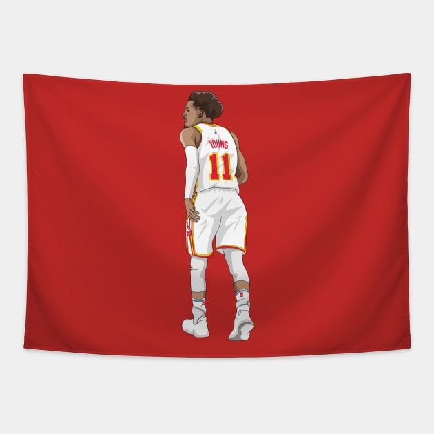 Trae Young Tapestry by xavierjfong
