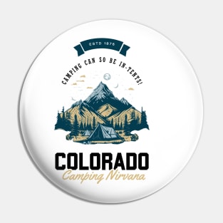 Colorado Camping Nirvana - Adventure Pin