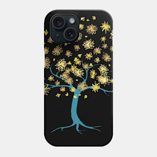 golden tree Phone Case