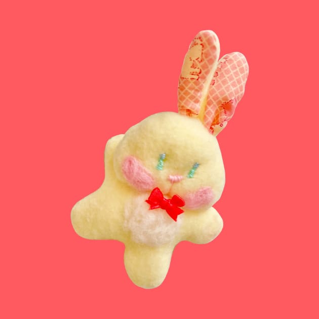 bunny plush by gummygunk