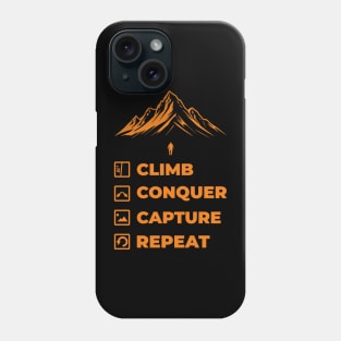 Climb Repeat Phone Case