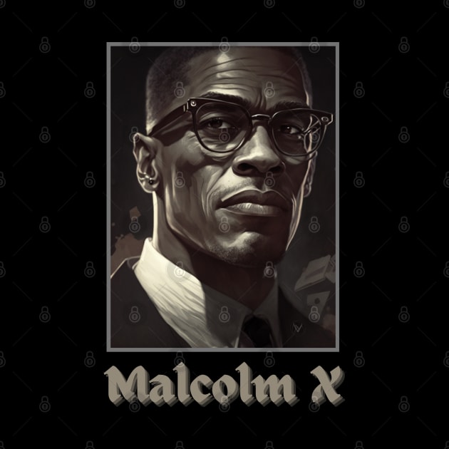 Malcolm X by MOCEPTS APPAREL