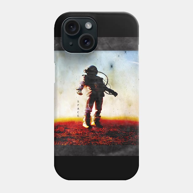 Space Design Phone Case by Rebelion