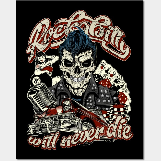 Rockabilly Culture - Greaser Ladies Never Die 2 T-Shirt Rockabilly Culture - Greaser Ladies Never Die 2 T-Shirt
