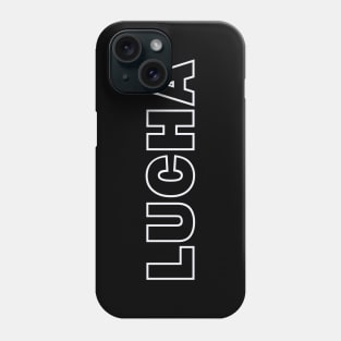 Lucha (White) Phone Case