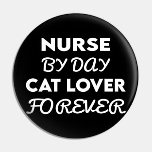 nurse cat Pin