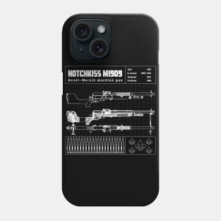 HOTCHKISS M1909 DIAGRAM Phone Case