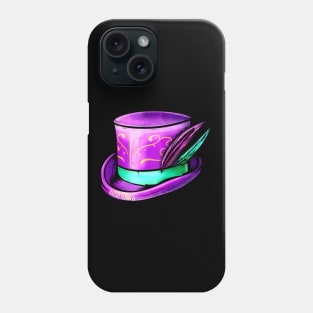 Purple Hat Cylinder For Mardi Gras Phone Case