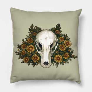 Fox Skull Pillow