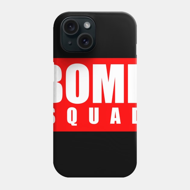Bomb Squad - Transparent Logo Phone Case by GodzillaMendoza