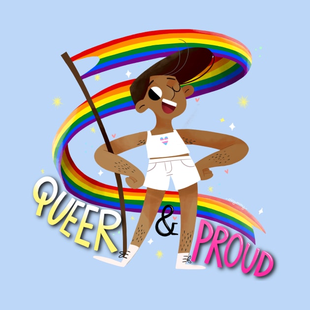 Queer & Proud - Trans Heart by Gummy Illustrations