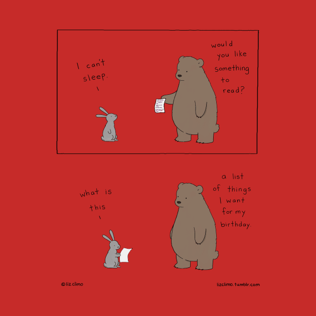 Birthday List by Liz Climo