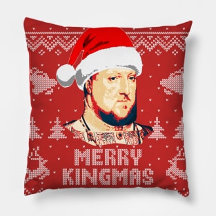 Henry The 8th Merry Kingmas Pillow