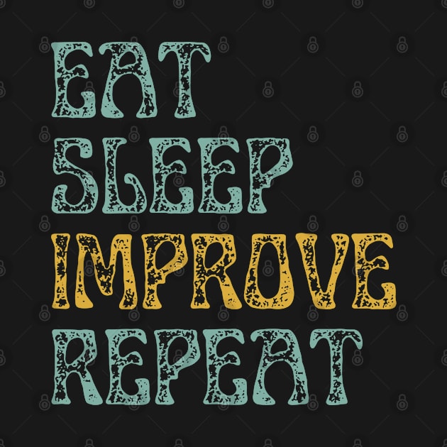 Eat Sleep Repeat Improvement by Viz4Business