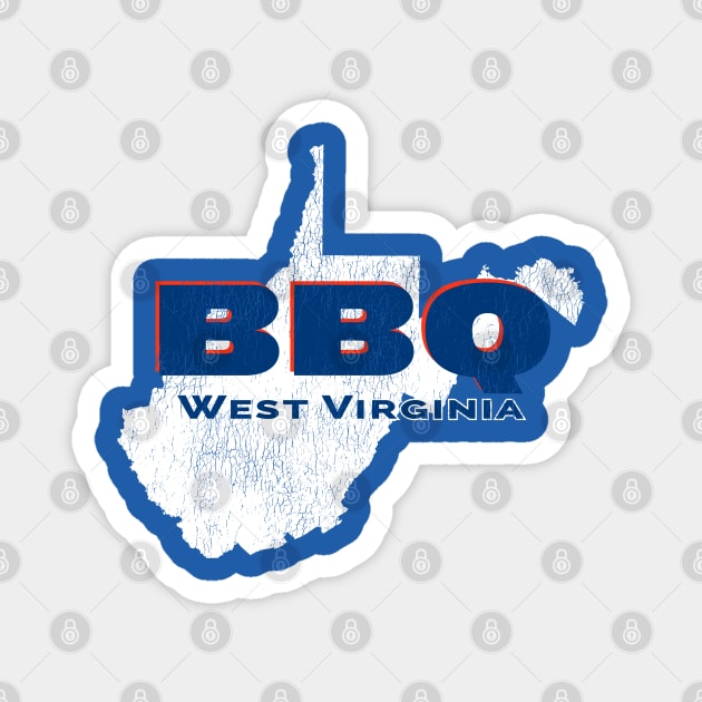 BBQ West Virginia, Get Your Grill On, Perfect BBQ, Sweet Home Barbeque Magnet by Jas-Kei Designs