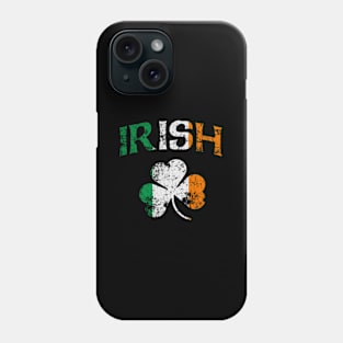 Irish Shamrock Ireland Flag St Patricks Day Fade Phone Case