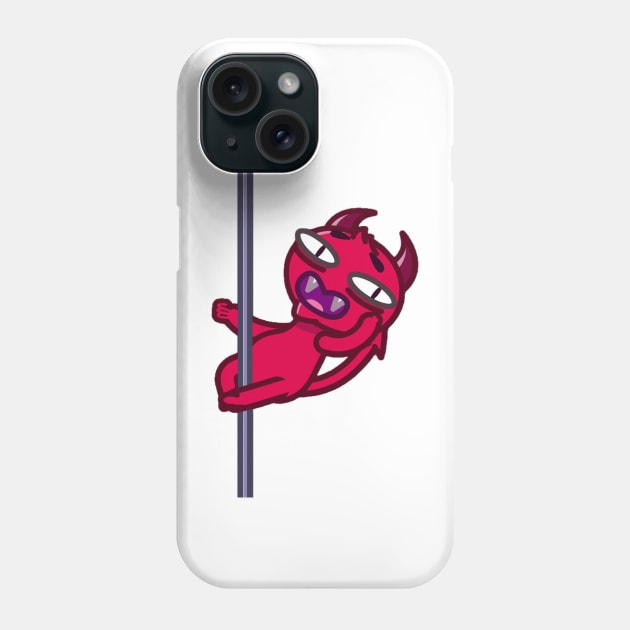 Pole dancing Red Devil Phone Case by ManimeXP