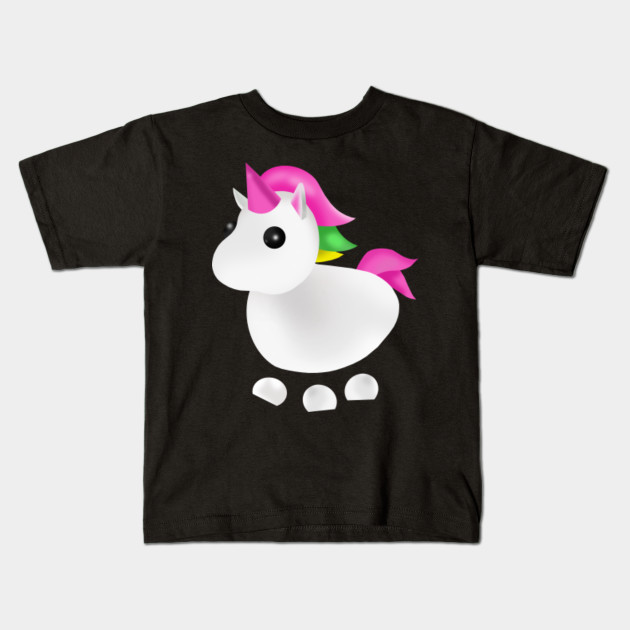 Adopt Me Roblox Unicorn Adopt Me Roblox Kids T Shirt Teepublic - add me on roblox tee