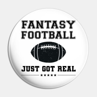 Fantasy Football Just Got Real Pin