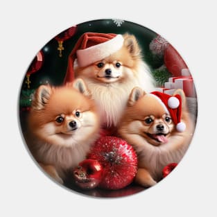 CHRISTMAS DOGS: pomeranian special christmas edition Pin