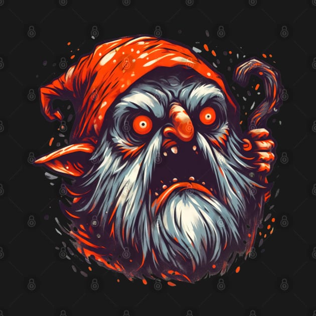 Horror christmas gnome by Evgmerk