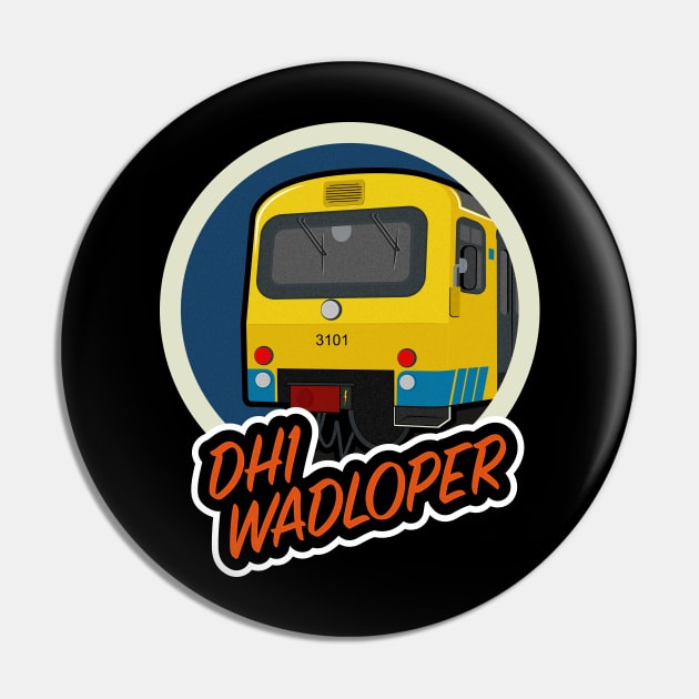 NS DH1 WADLOPER Pin by MILIVECTOR