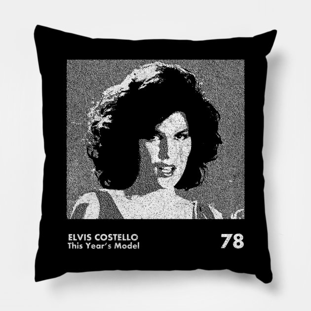 This Year's Model / Minimalist Graphic Artwork Design Pillow by saudade