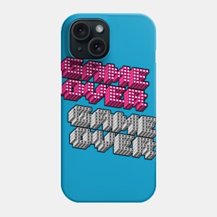 Game Over Pixel Phone Case