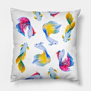 Rainbow Betta Fish Pillow