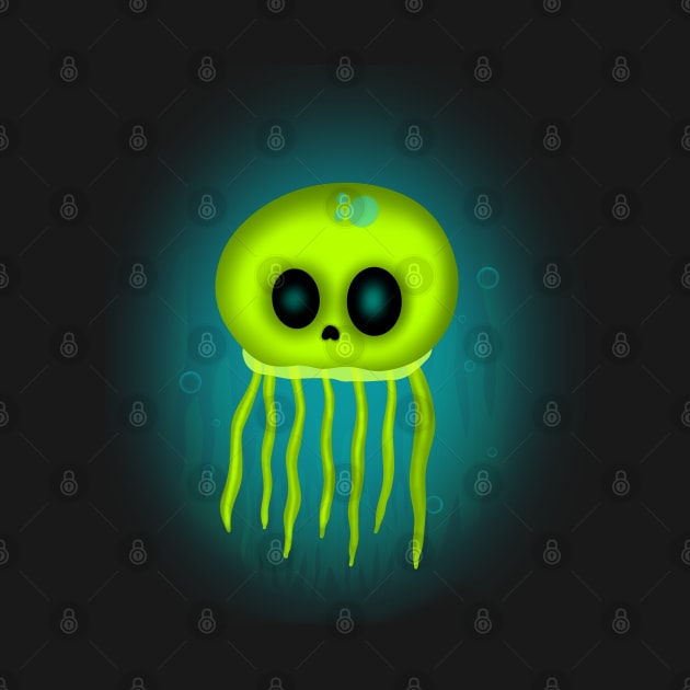 Skull Jellyfish by JM's Designs