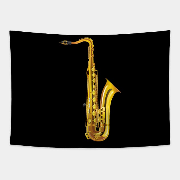 Saxophone Tapestry by skycloudpics