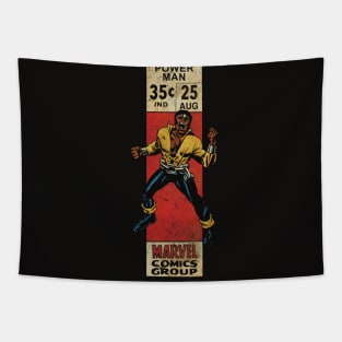 Power Man corner box Tapestry