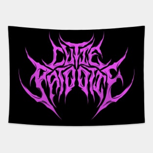 Cutie Patootie death metal sweetheart design Tapestry