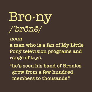 BRONY DEFINITION - 2.0 T-Shirt