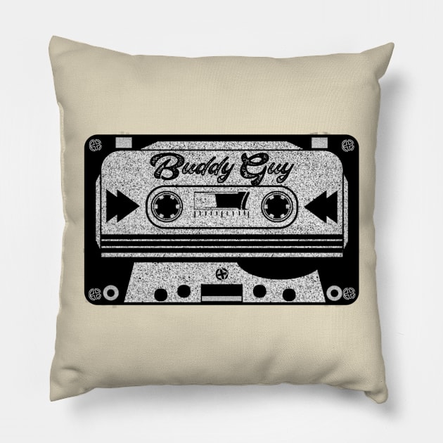 buddy guy cassette Pillow by LDR PROJECT