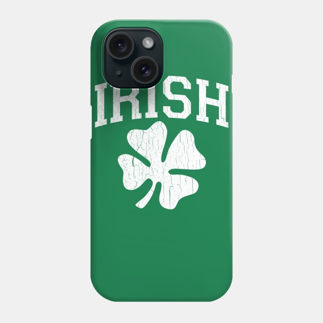 IRISH Giant Shamrock (vintage distressed look) Phone Case by robotface