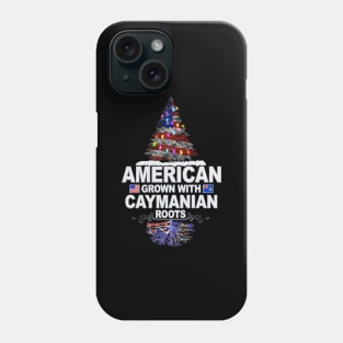 Christmas Tree  American Grown With Caymanian Roots - Gift for Caymanian From Cayman Islands Phone Case