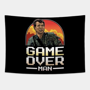 Game Over Man Tapestry