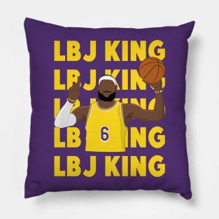 LBJ King - Los Angeles Pillow