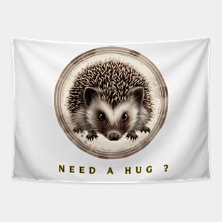 Hedgehog Hug , Hedgehog Lover Tapestry