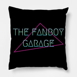 The Fanboy Garage (80's Retro) Pillow