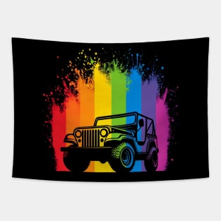 jeep lgbt Tapestry