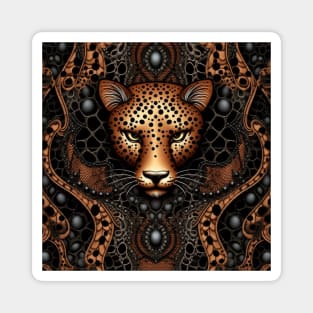 Leopard pattern Magnet