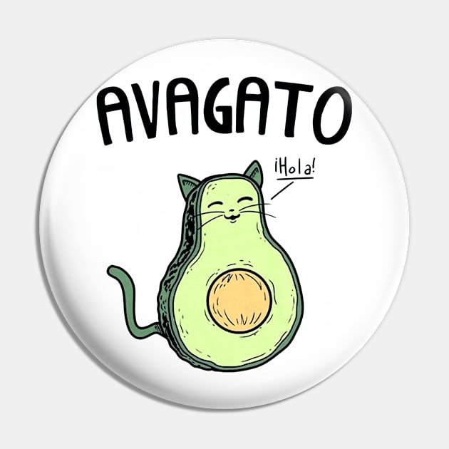 Avagnto Cat Funny Pin by ImogeneDWolfe