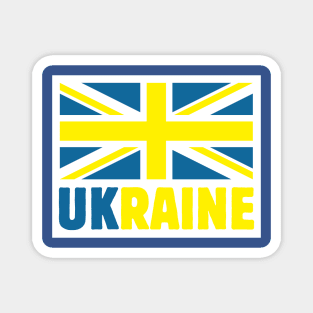 UK+UKRAINE Magnet