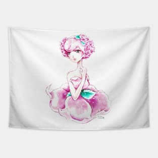 Lady Rose Shoujo Anime Art Tapestry